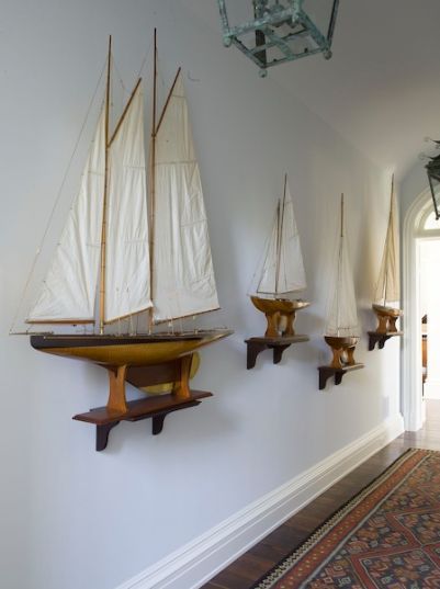 Five ideas to decorate your house with wooden model ships, boats